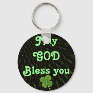 GOD Bless you keychain