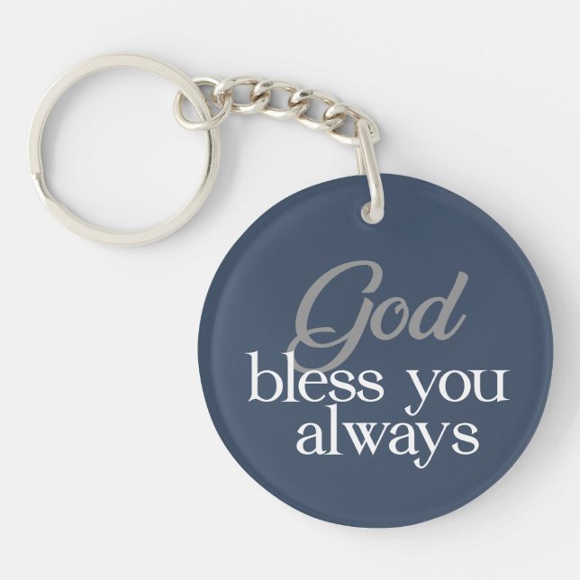 God bless you keychain (Front)