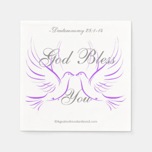 God Bless You Napkins