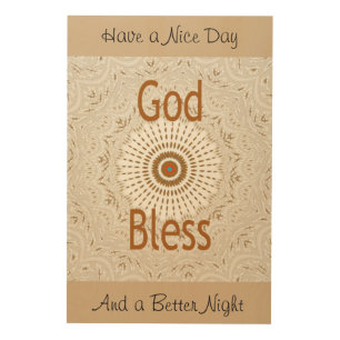 God Bless You Wood Wall Decor