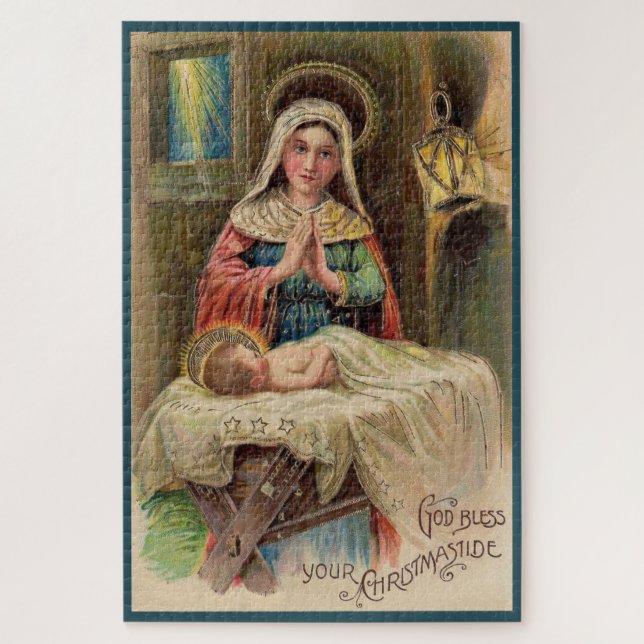 God Bless Your Christmastide Jigsaw Puzzle (Vertical)