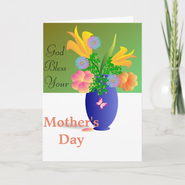 God Bless your Mother's Day Card (Front)