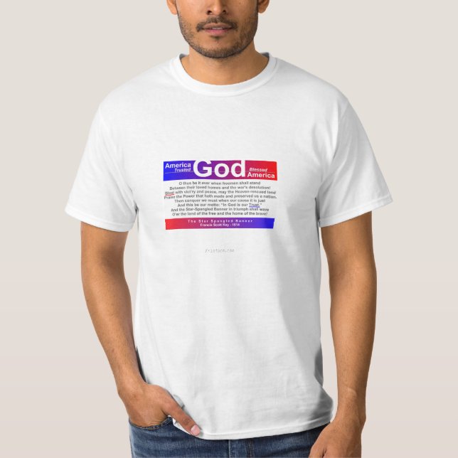 God Blessed America T-Shirt (Front)