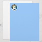 God blesses the world, spiritual letterhead (Front/Back)