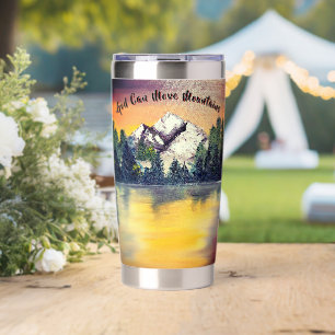God Can Move Mountains Mug Insulated Tumbler