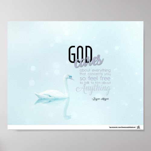 God cares poster