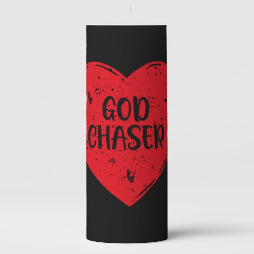 God Chaser Pillar Candle