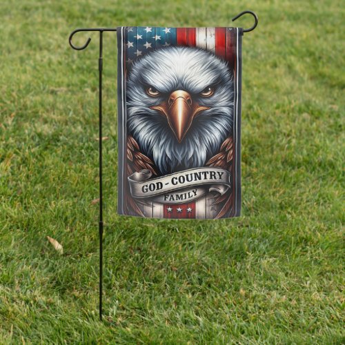 God Country Family Garden Flag