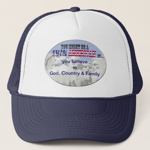 God country family trucker hat