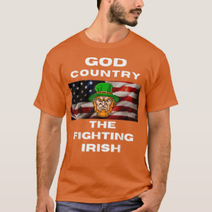 God Country The Fighting Irish  T-Shirt