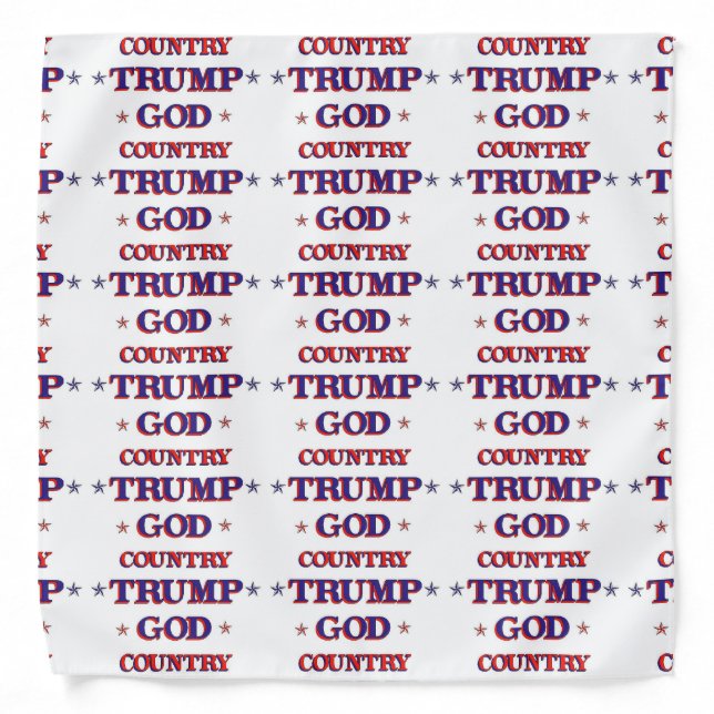 God Country Trump Bandana (Front)