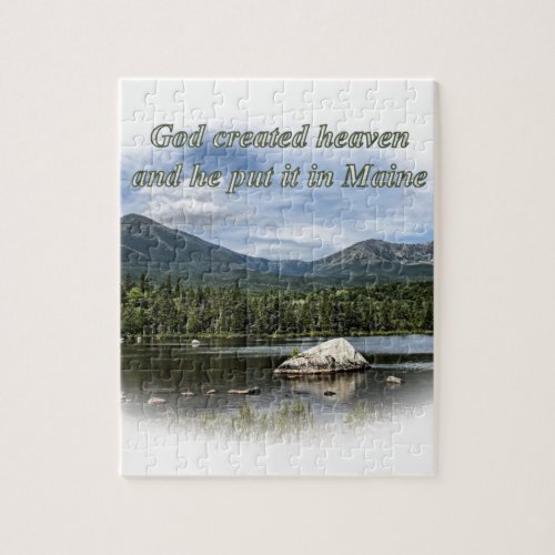 God created heaven jigsaw puzzle