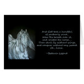 God Created Horse (Front Horizontal)