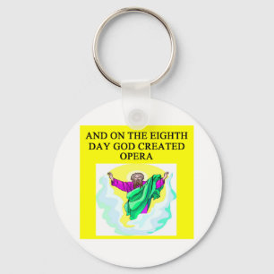 god created opera keychain