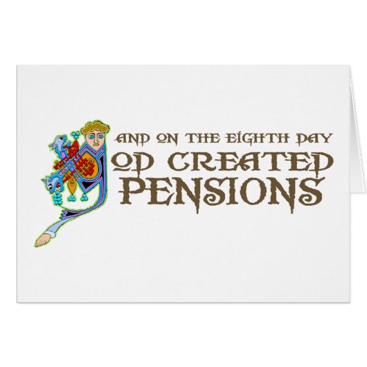 God Created Pensions Cards (Front Horizontal)