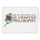 God Created Philosophy (Front Horizontal)