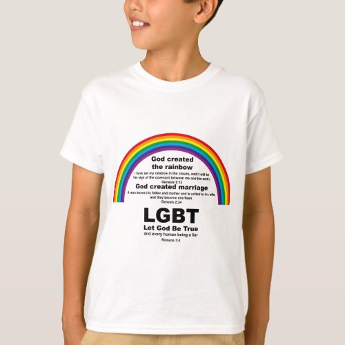 God Created the Rainbow T_Shirt