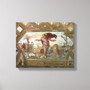 God Creating the Earth Canvas Print