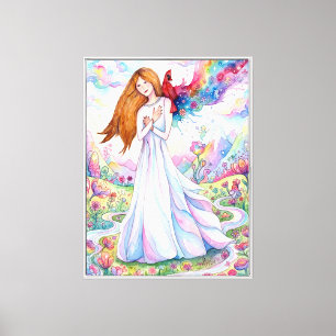 God Creation Canvas Print