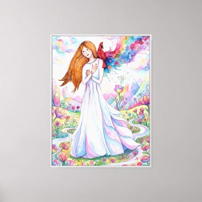 God Creation  Canvas Print (Front)