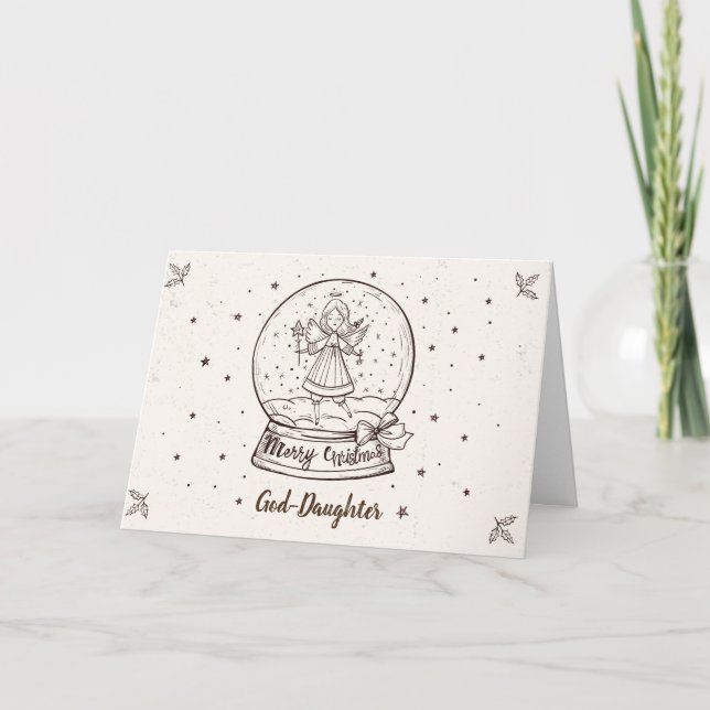 God-Daughter Christmas Card (Front)