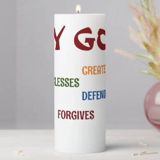 God Designed Me Collection  Pillar Candle