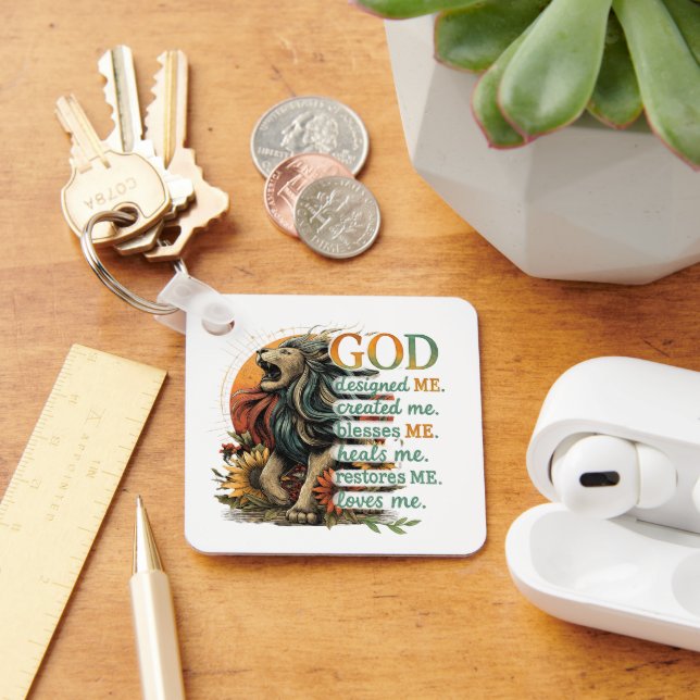 God Designed Me...  Keychain (Desk)
