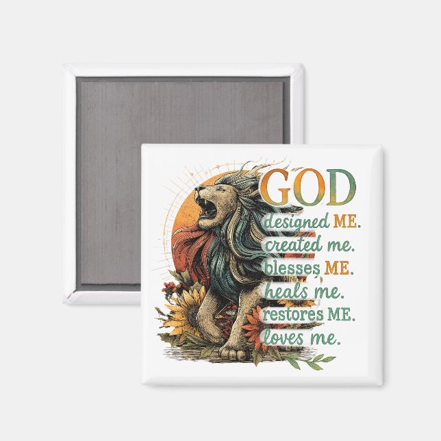 God Designed Me...  Magnet (Front/Back)