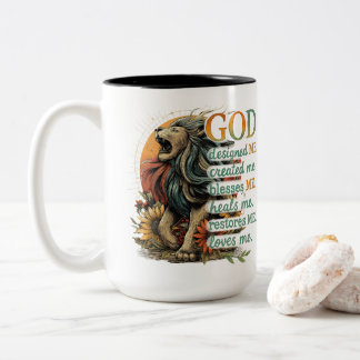 God Designed Me... Two-Tone Coffee Mug
