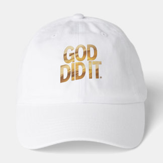 God Did It – Faith-Inspired Christian Hat