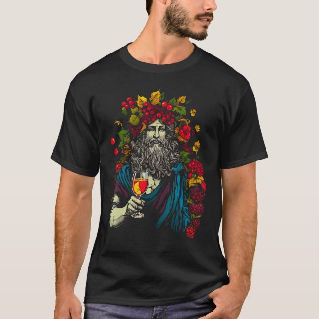 God Dionysus Greek Mythology T-Shirt (Front)