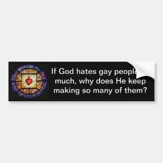 God Does Not Hate Bumpersticker. Bumper Sticker