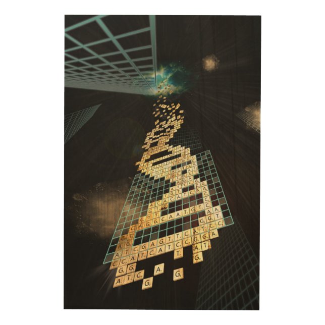 God doesn't play dice 2014 wood wall decor (Front)