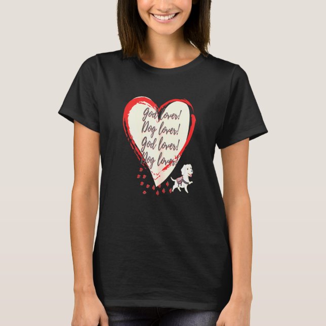 God Dog Christian T-Shirt (Front)