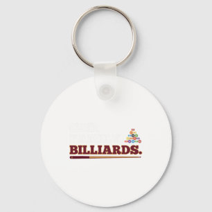 God Family And Billiards Shooting Pool Keychain