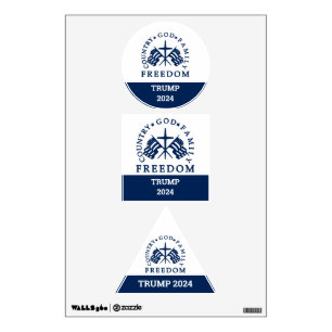 God Family Country Freedom Wall Decal