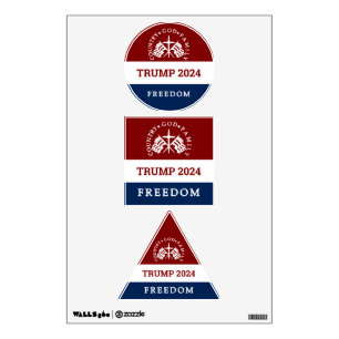 God Family Country Freedom Wall Decal