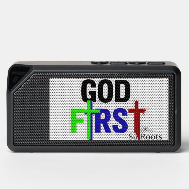 God First Bluetooth Speaker by Su Roots (Front)