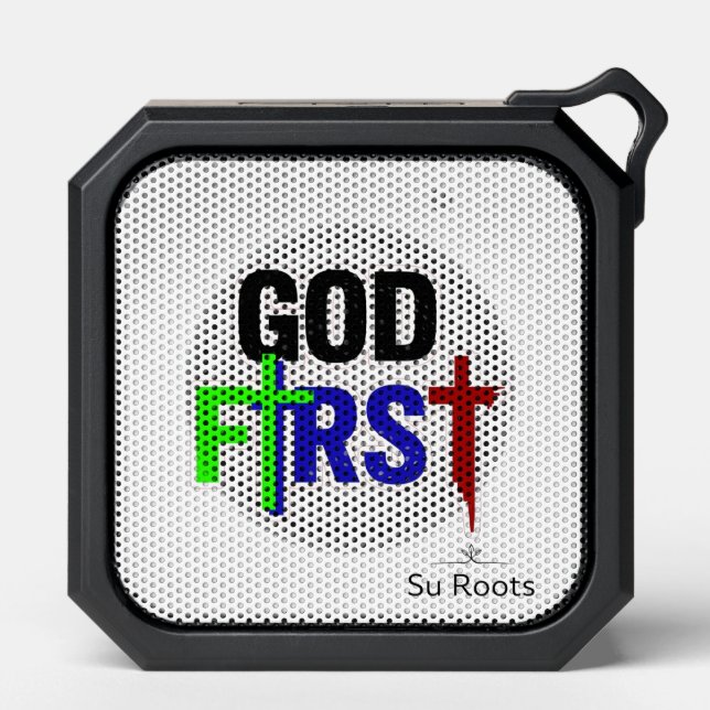 God First Bluetooth Speaker by Su Roots (Front)