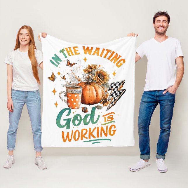 God Fleece Blanket (In Situ)