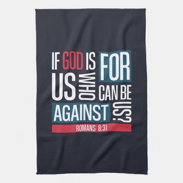 God for us kitchen towel (Vertical)