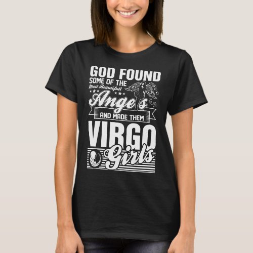 God Found Angels Virgo Girls T_Shirt