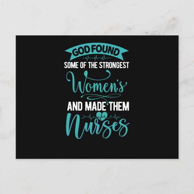 God found Some of the strongest womens Postcard (Front)