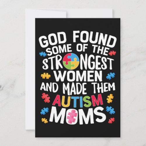 God Found Some Strongest Women T shirt Autism Save The Date