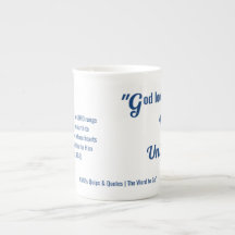God from Nursery to University - Bone China Mug