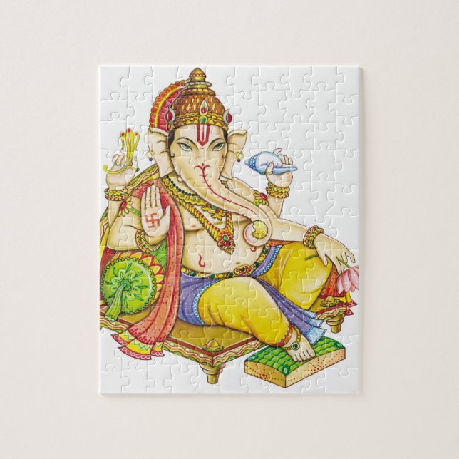God Ganesha, Lord Ganesh Jigsaw Puzzle (Vertical)