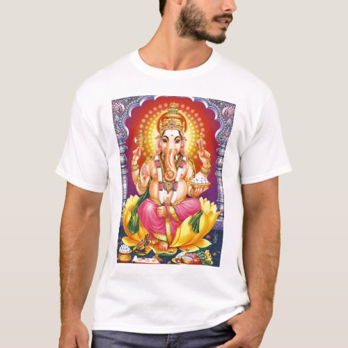 God Ganesha T_Shirt