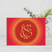 God Ganesha with sun rays (Standing Front)