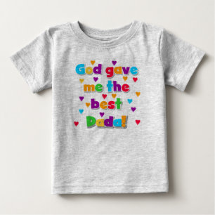 God Gave Me the Best Dada Baby Bodysuit
