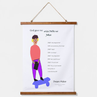 God gave me wise Folks Hanging Tapestry